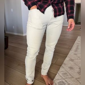 Off-white skinny jeans
